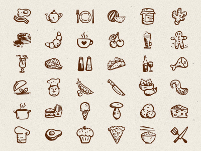 Kitchen And Food Icon Royalty Free Cliparts, Vectors, And Stock 