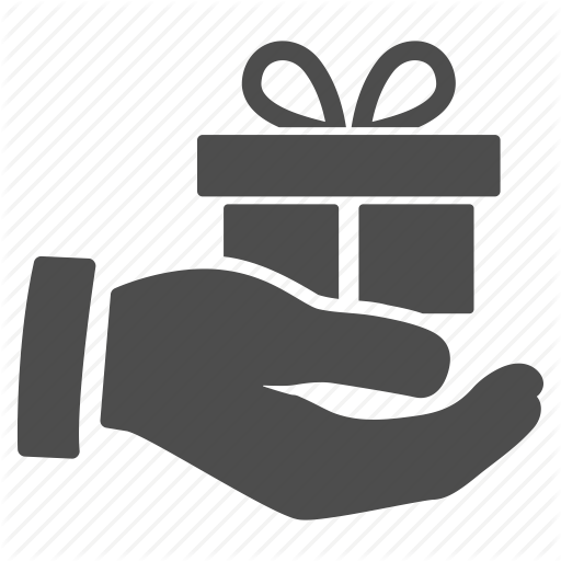 Free Gift Banner With Present Box Symbol Stock Illustration 