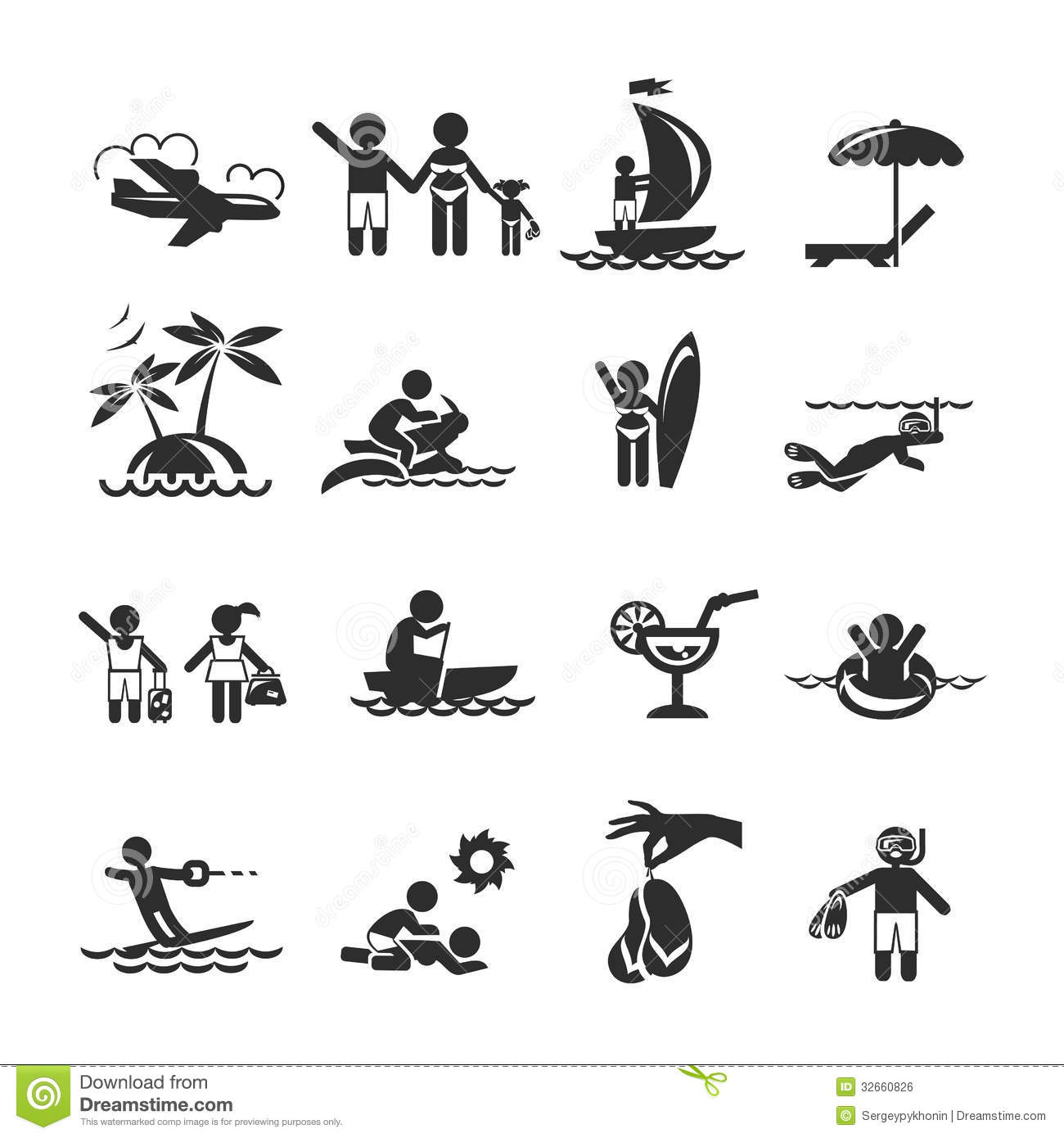 Summer holiday vector icon - Holidays Icons free download