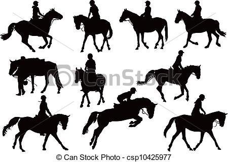 Horse jumping silhouette Icons | Free Download