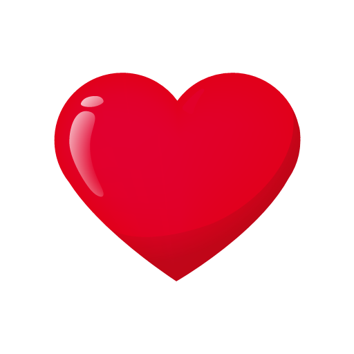 red heart shaped icon  Free Icons Download