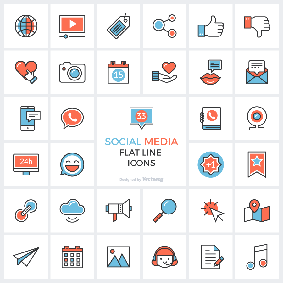 50  Free, High-Quality Social Media Icon Sets (Something for Everyone)