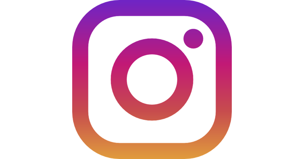 Instagram social outlined logo - Free social icons