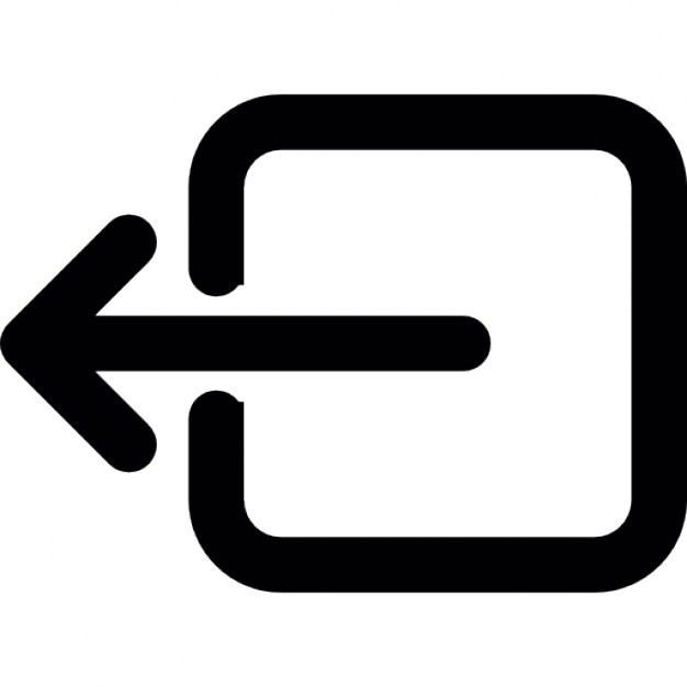 Escape, exit, logout, raw, simple icon | Icon search engine
