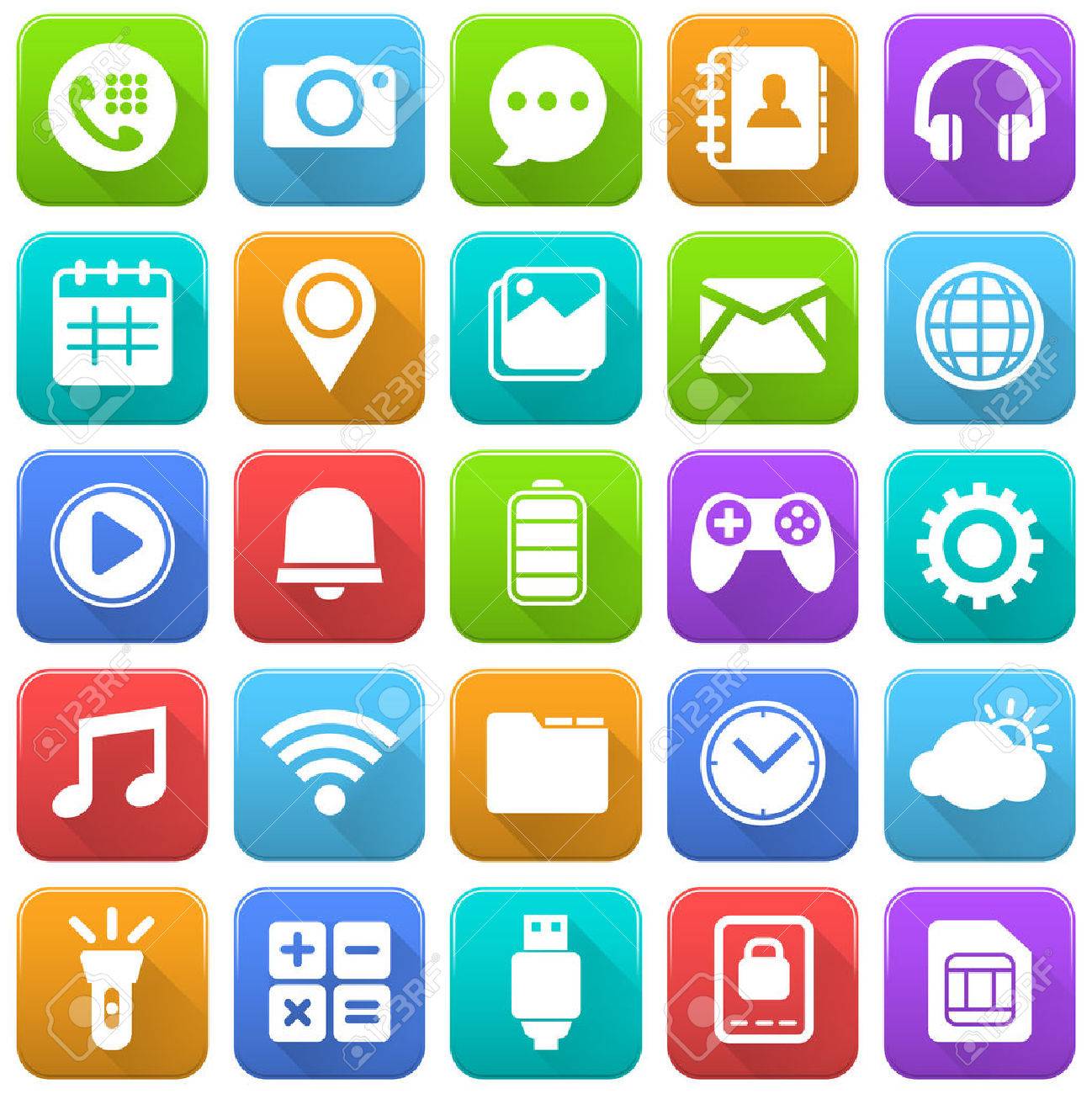 Free Mobile App Icons Ui Kit Ai Eps - vrogue.co
