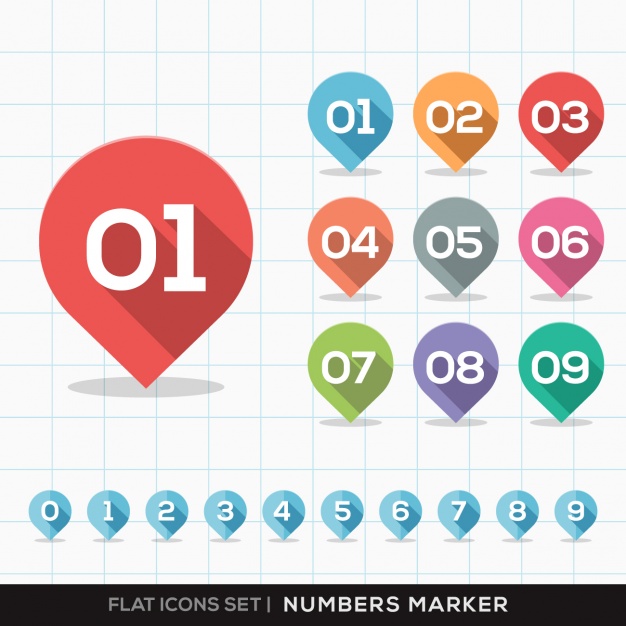 Free Numbers And Mathematical Flat Vector Icons - Download Free 