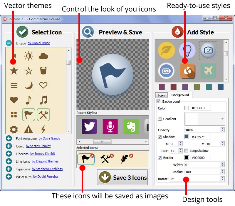 Online Icon Maker = Free Icon Creator | Visual 