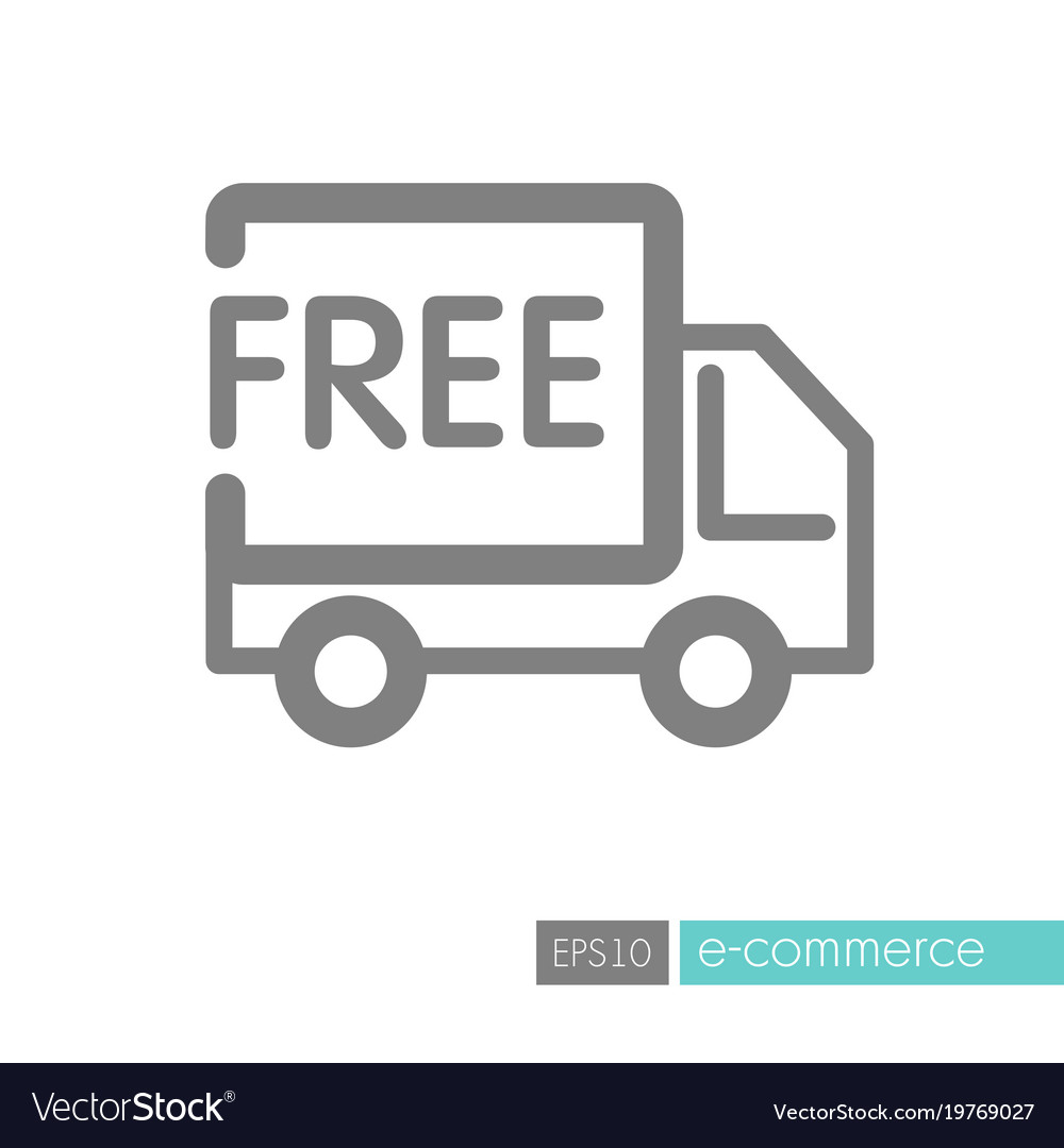 Free Delivery Van Icon Vector Vector Art | Getty Images