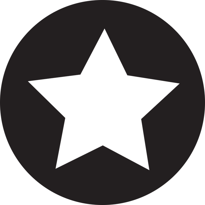 Five Pointed Yellow Star Icon. Cartoon Illustration Of Five 