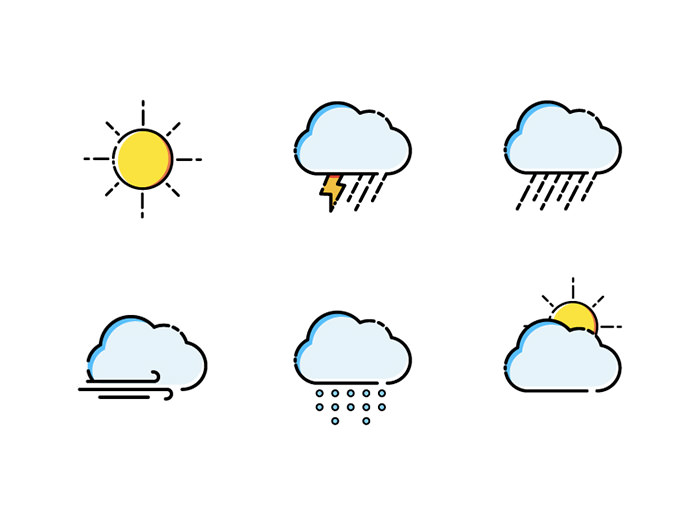free weather icons - Asafon.ggec.co