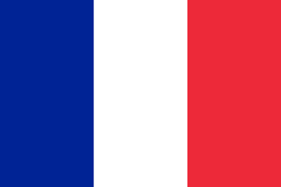 Square icon. Illustration of flag of France