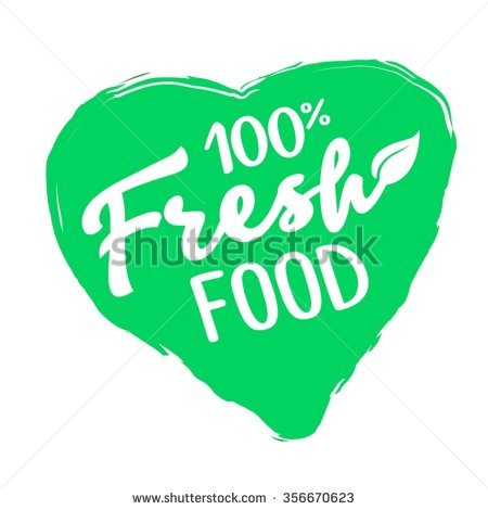 Health food icon with fresh green leaves above a cooking pot and 