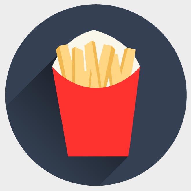 French Fries Icon by Coen Pohl - Dribbble