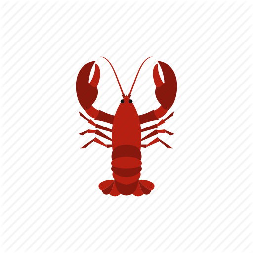 American lobster,Lobster,Homarus,Crayfish,Red,Decapoda,Seafood,Crustacean,Shellfish,Illustration,Invertebrate,Spiny lobster,Arthropod,Claw,Food