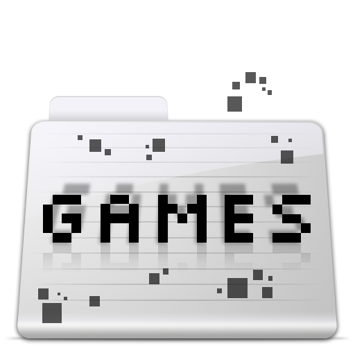 Folder Games Icon - Black Icons 