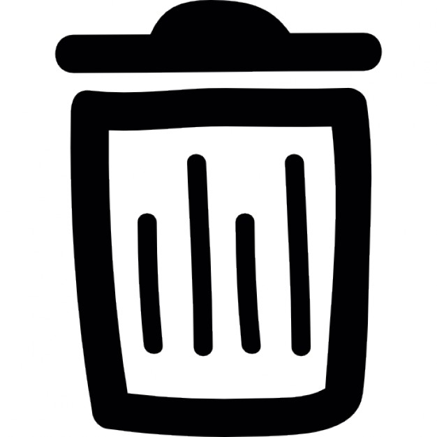 Recycle Bin Glyph Icon - IconBunny