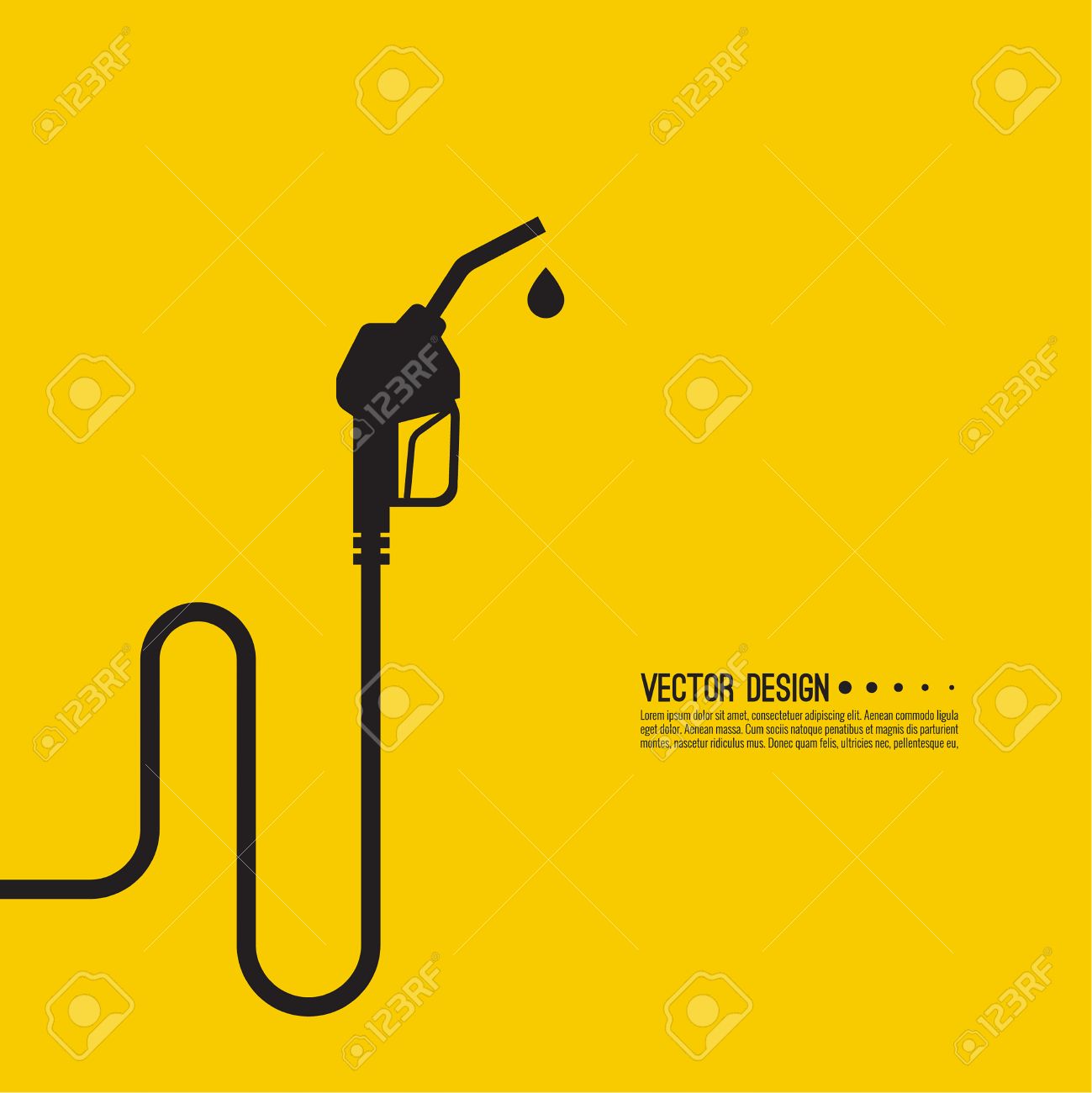 Gasoline Pump Nozzle Sign Station Icon Stock Vector 239246557 