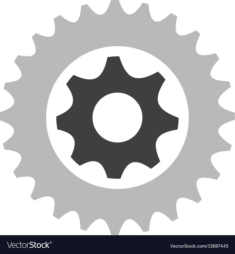 Gear wheel icon Royalty Free Vector Image - VectorStock