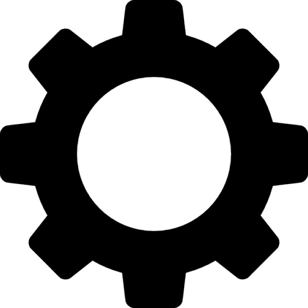 Cloud With Gears Icon, Simple Style Stock Vector - Illustration of 