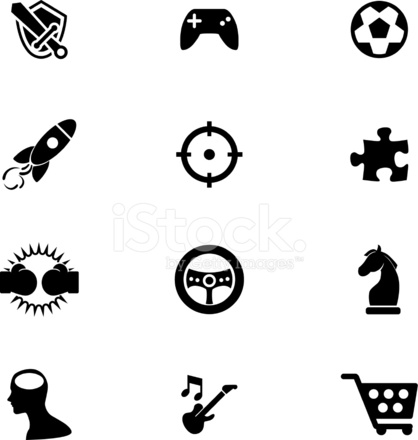 Film Genre Icon Set Stock Vector Art  More Images of Activity 