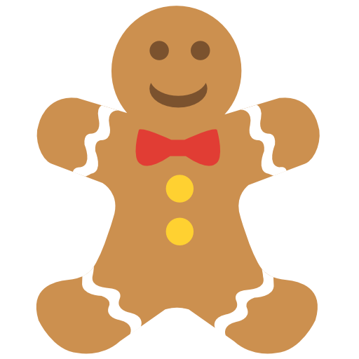 Gingerbread man Icon | Christmas Iconset | Daniele De Santis