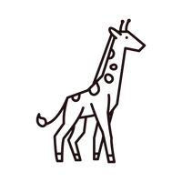 Africa, nature, Animal, Giraffe icon