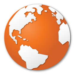 Globe Icon | Small  Flat Iconset | paomedia
