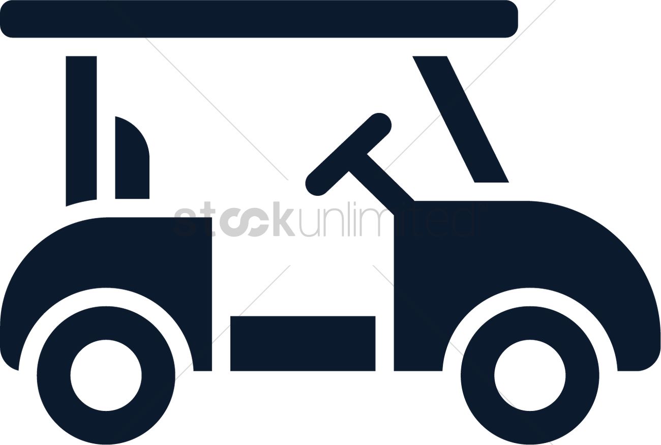 Golf cart icon image Royalty Free Vector Image