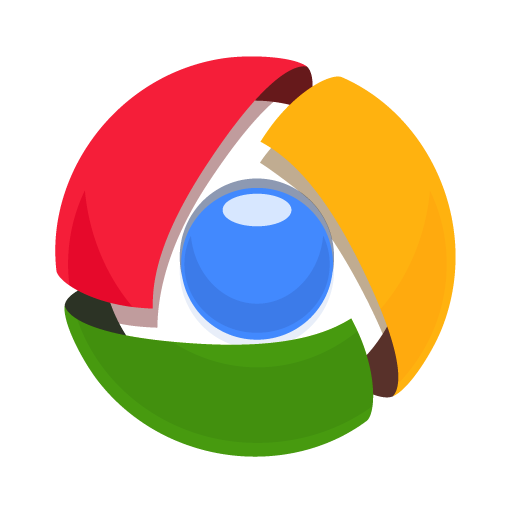 Glowing Google Chrome Icon (ICO, PNG) by micahpkay 