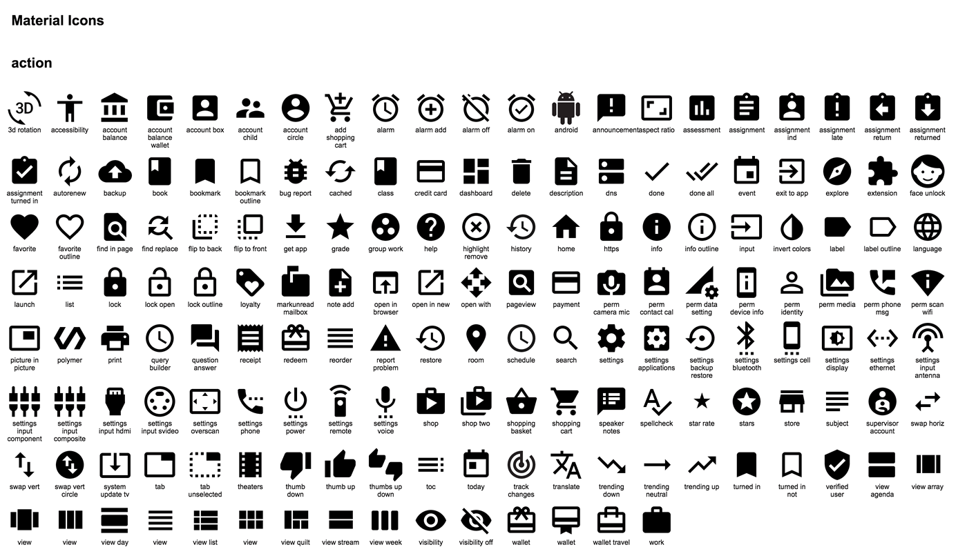 Map Icons v.2.1- Icon font for Google Maps API and Google Places 
