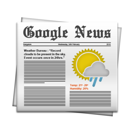 News And Weather Icon | Android Lollipop Iconset | dtafalonso