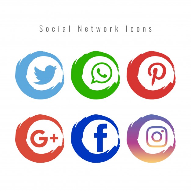Freepiker | google plus social media icon vector icons