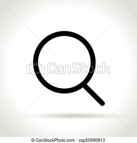 search magnifying glass icon  Free Icons Download