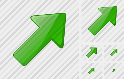 Green and Red Arrow Symbols - Free Clip Art