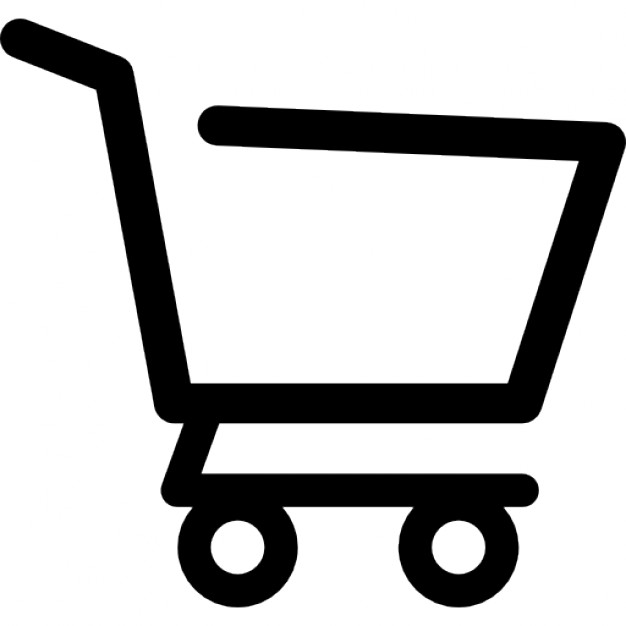Supermarket shopping cart stock vector. Illustration of market 