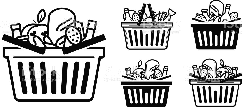 Grocery Store Icons Vector Art | Getty Images
