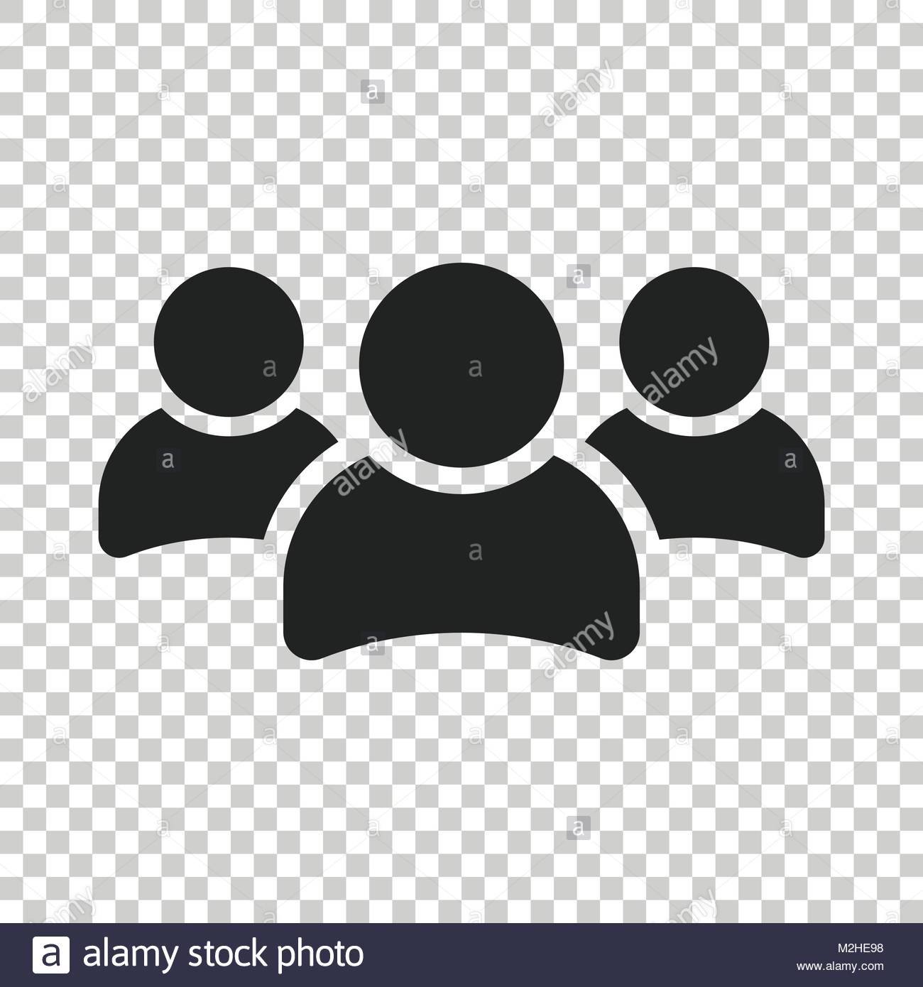 Multiple users silhouette Icons | Free Download