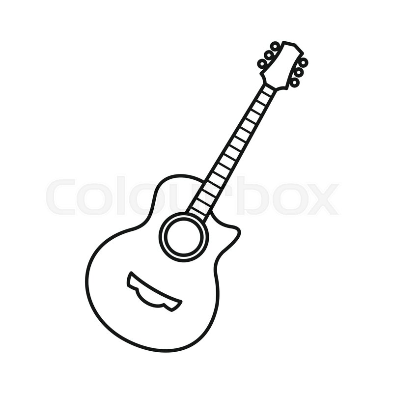 Circle Acoustic Guitar Icon, PNG ClipArt Image | IconBug.com