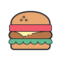 hamburger # 221012