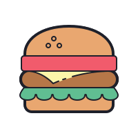 hamburger # 221020