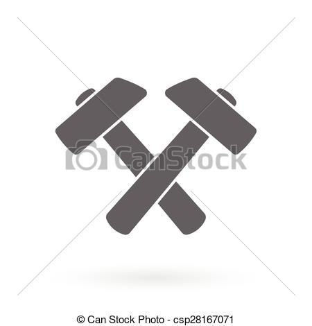 Simple Circle Hammer Icons Vector Pack - Download Free Vector Art 