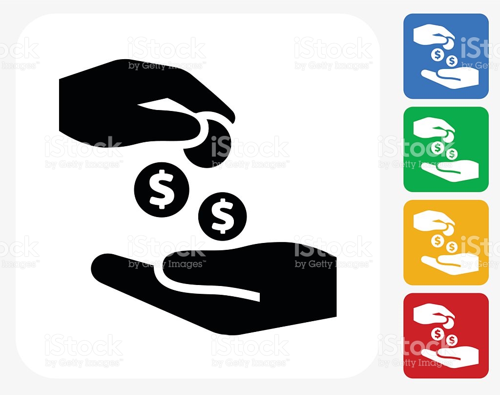 Money-on-hand icons | Noun Project