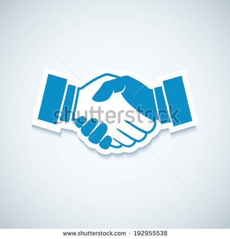 Handshake Icon Flat ~ Illustrations ~ Creative Market