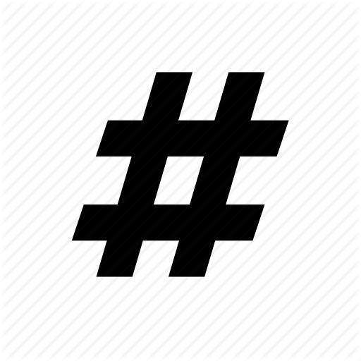 Hashtag icons | Noun Project