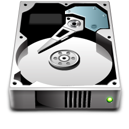 Gray HDD Icon - Hard Disk Icons 
