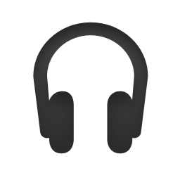 Flat headphone icon - Transparent PNG  SVG vector