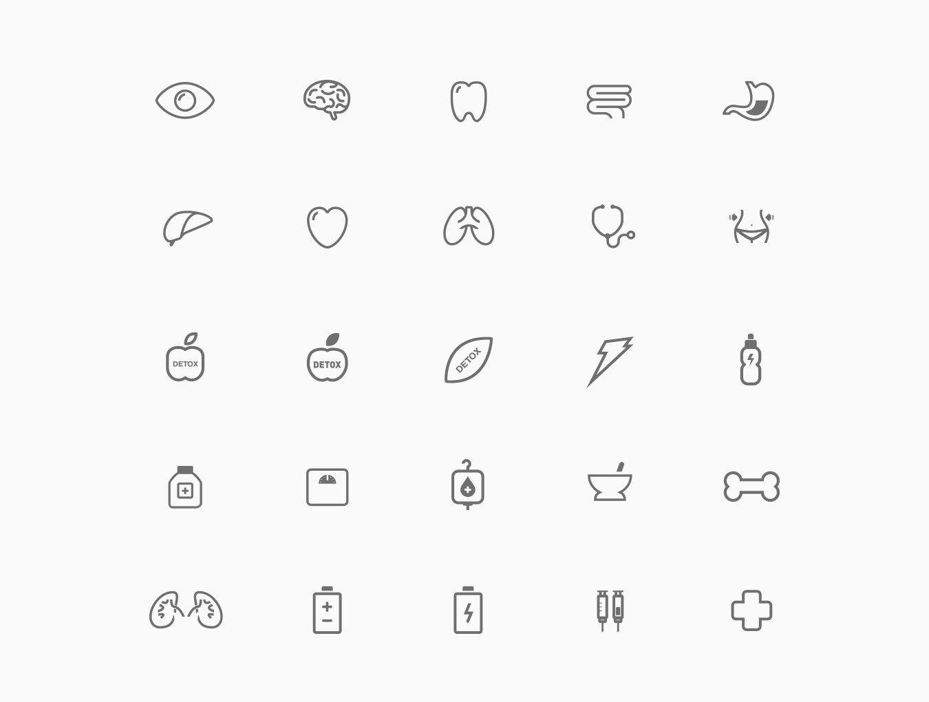 Healthy Icon Set Free Download