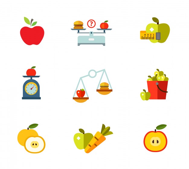 Healthy Eating Icon. Flat Design Stock Vector Art  Illustration 