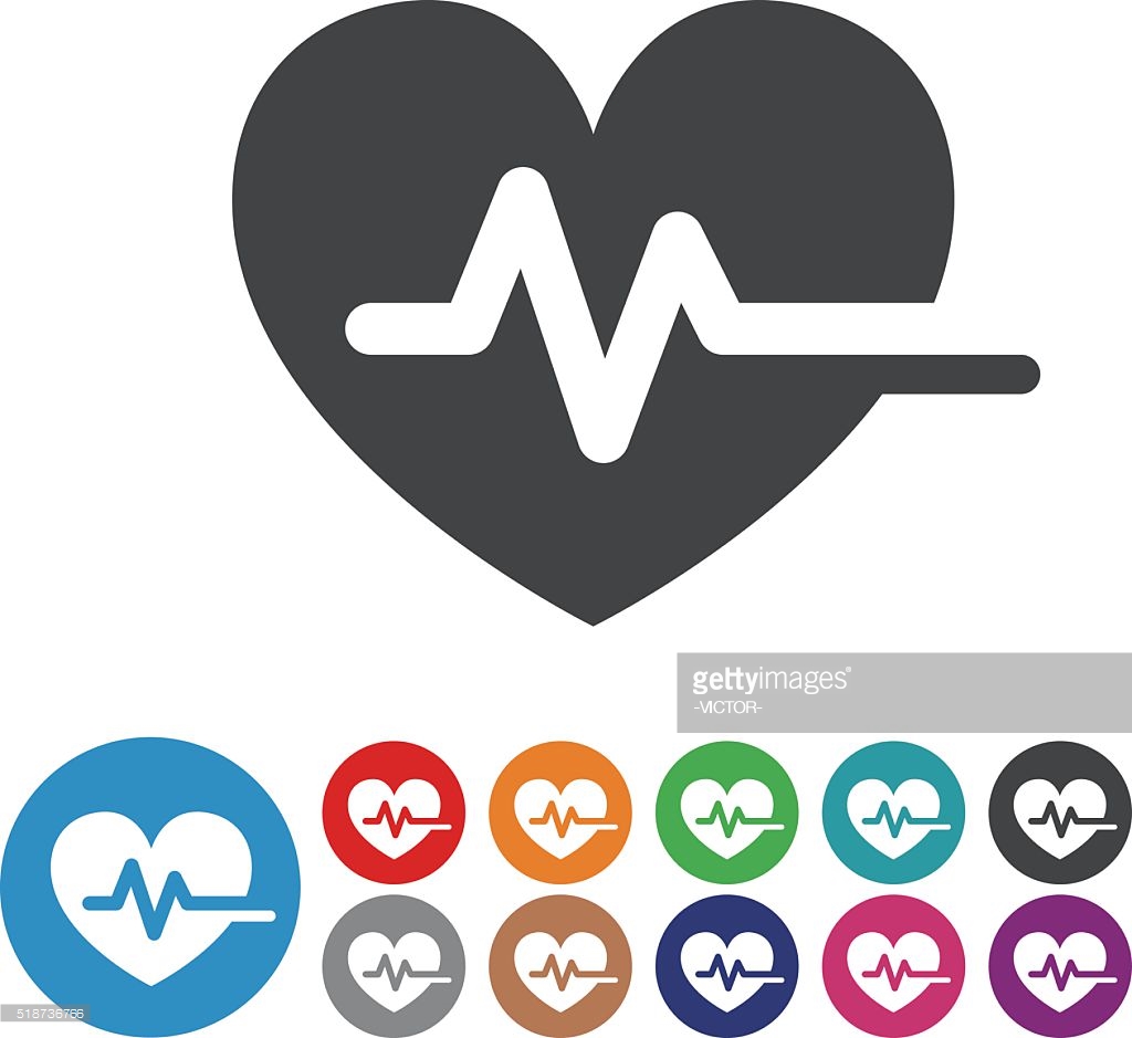 Health heart pulse icon vector | Download free