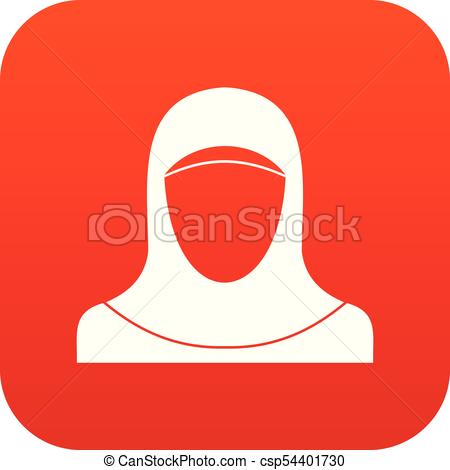 Muslim Woman with Hijab Icons | Free Download